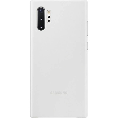 Samsung Leather Cover EF-VN975LWEGWW - оригинален кожен калъф (естествена кожа) за Samsung Note 10 Plus (бял)