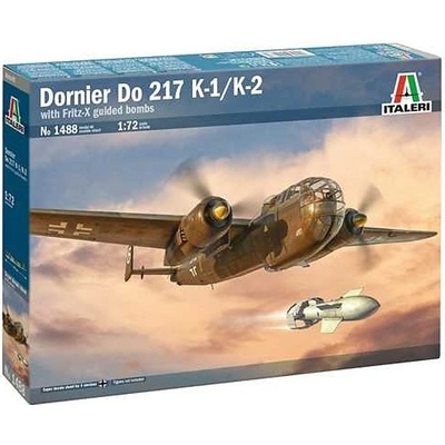 Italeri Model Kit letadlo 1488 Do 217K with Fritz X 1:72