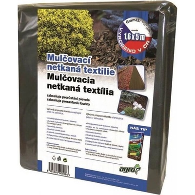Jutabond netkaná mulčovacia textília čierna 1,6x5m
