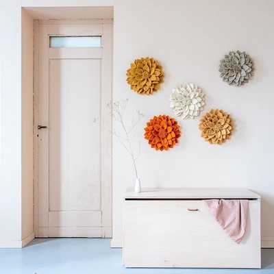 Kidsdepot Kuba plstěná dekorace Flower Terra