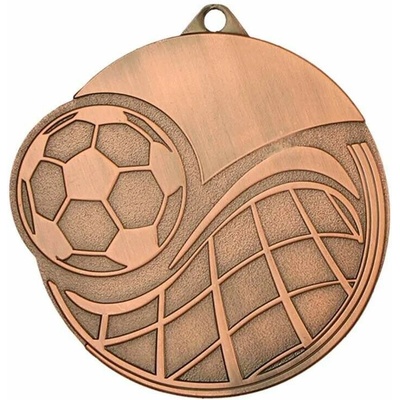MMC6065 Futbalová kovová medaila 60 mm bronzová
