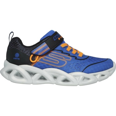 Skechers detská voľnočasová obuv TWISTY BRIGHTS 2.0 modrá oranžová sivá