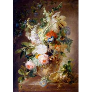 Enjoy - Puzzle Vase with Flowers - 1 000 piese