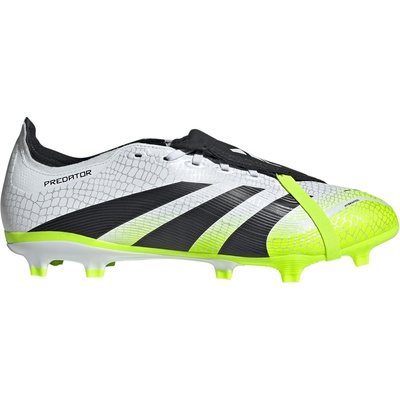 Adidas Футболни бутонки Adidas Predator League Fold-Over Tongue Firm Ground Football Boots - White/Blk/Lemon