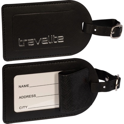 Travelite 2ks Černá syntetická kůže – Zboží Dáma