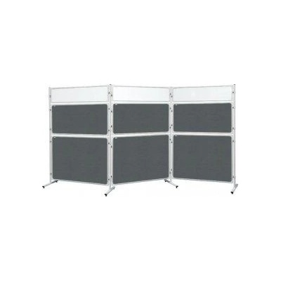 2x3 Modular tabuľa 120 x 180 cm filcový šedý / Panel pre modulárny stenový systém