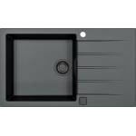 Alveus 1148160 - Кухненска мивка CADIT 86x50 см гранит/черен (AV0021) Мивка за вграждане