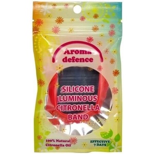 Aroma Defence Флуоресцентна силиконова репелентна гривна, Aroma Defence, асортимент (999007)