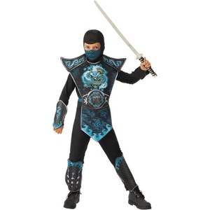 Rubies Ninja син дракон детски костюм размер (130-142см) (702080-l)