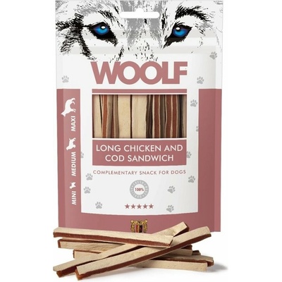 WOOLF Long Chicken and Cod Sandwich 100 g
