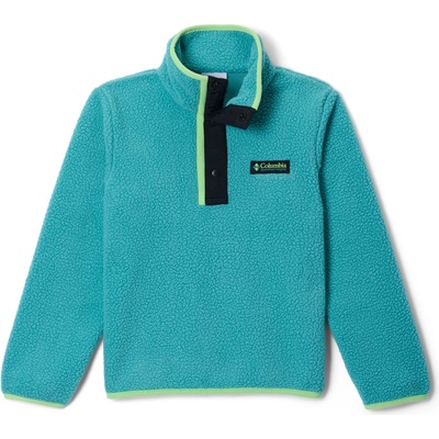 Columbia Детски поларен пуловер Columbia Kid's Helvetia II Half Snap Fleece Fleece jumper - Teal / Black (704-4211-1613)