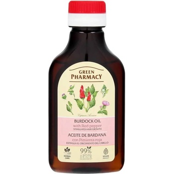 Green Pharmacy Mасло за скалп с репей и люти чушки, 100 ml