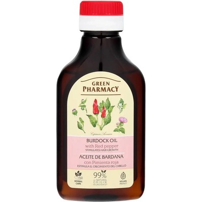 Green Pharmacy Mасло за скалп с репей и люти чушки, 100 ml