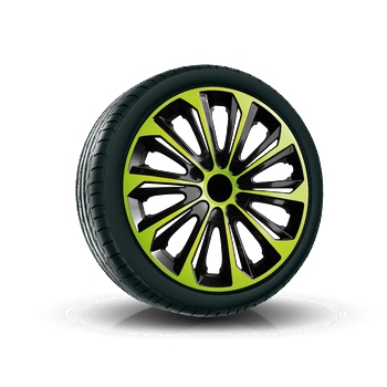 Image 1 of NRM капаци 16", strong duocolor зелено черни 4брой (vtv-pu-22186)