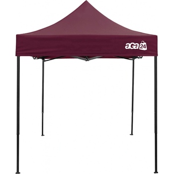 Aga Prodejní stánek bez bočnic 2 x 2 m tmavě červený STK22264