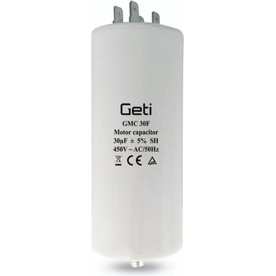 Kondenzátor rozběhový 30uF 450V GETI GMC 30F