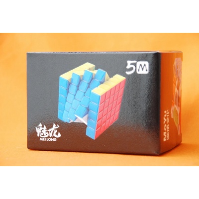 Kostka 5x5x5 MoYu MoFangJiaoShi Meilong Magnetic černá
