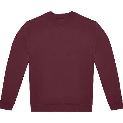 B&C Collection id. 332 crew / Унисекс суитшърт - бордо xs (01i33237000)