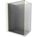Mexen Kioto-XF душ параван Walk-in със рамка 160 x 202 см, графит 10 мм, златист - 800-160-104-50-40-X (800-160-104-50-40-X)