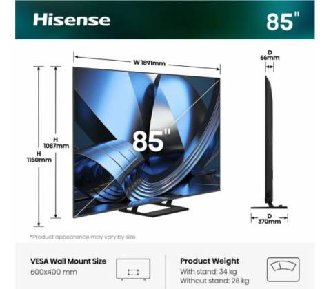 Hisense 85U7DSE