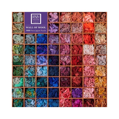 Adult Jigsaw Puzzle: Royal School of Needlework: Wall of Wool: 1000-Piece Jigsaw Puzzles – Hledejceny.cz