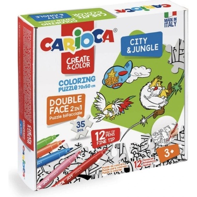 Carioca Omalovánkové s motivem vesmíru s 12 barevnými fixy