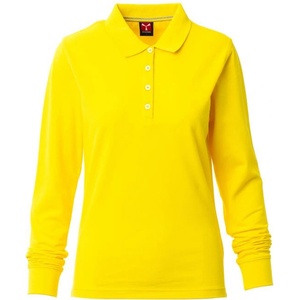 PAYPER florence lady 000931-0021 / Дамска поло тениска, дълъг ръкав - жълта xl (000931002101000xl)