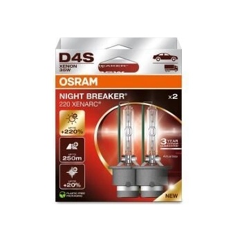 OSRAM D4S NIGHT BREAKER 220 XENARC x2 (66440XN2-2HB)