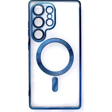 Hurtel Electroplated kryt s MagSafe pro iPhone 16e - modrý