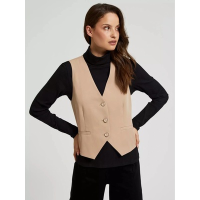 Moodo Кафява дамска жилетка Moodo Moodo | Kafyav | ЖЕНИ | XS