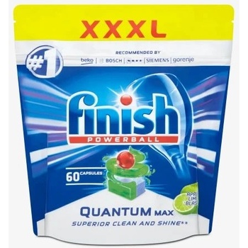 Finish Powerball Quantum max apple lime blast tablety do umývačky riadu 60 ks 930 g