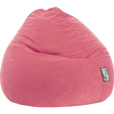 Beanbag Sedací vak Easy XXL 80 × 130 cm ružový