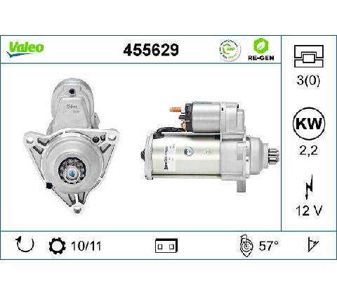 Startér VALEO 455629