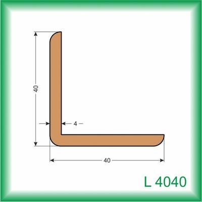 Kodrefa Drevená lišta L 4040 2m