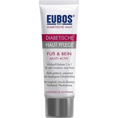 EUBOS Активна емулсия 3 в 1 за много суха, груба и раздразнена кожа и уморени крака. , Eubos Diabetic Foot & Leg Multi-active 100ml