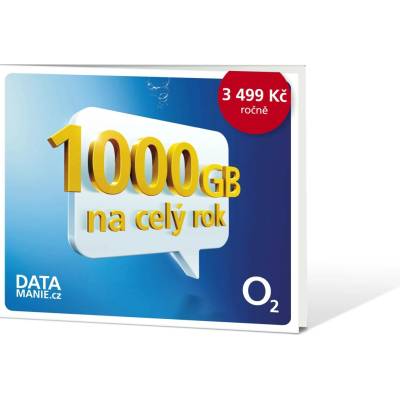 O2 Roční datové připojení 1,2 TB SMALLGO.0DZ1T69