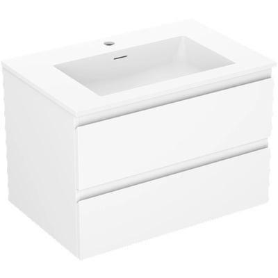 Mexen Orio шкаф за баня 70 см с мивка Otis, 2 чекмеджета, бял мат - 91A10-07047-2-BFF01-W18M01 (91A10-07047-2-BFF01-W18M01)