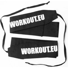 Workout Pevný Ripstop bavlněný zpevňovač zápěstí Black