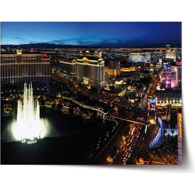 Sablio Plagát Las Vegas - 60x40 cm