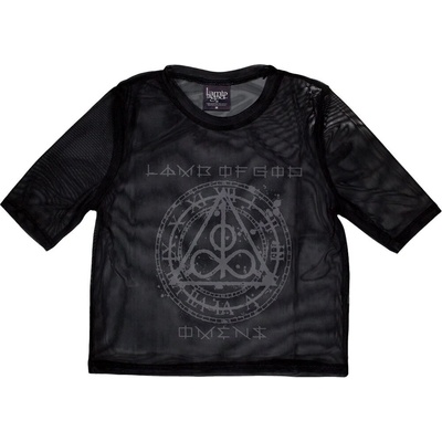 Lamb Of God Omens Clock Black XL Дамски Риза (LAMBMCT17LB04)