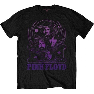 Pink Floyd Purple Swirl Тениска с къс ръкав Black XL (PFTEE119MB04)