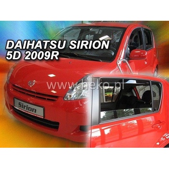 HEKO Ветробрани за daihatsu sirion (2005+) / subaru justy (2007 - 2011) 5 врати - 4бр. предни и задни (13217)