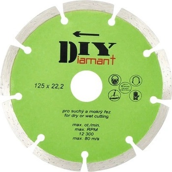 Diy Diamantový kotouč segmentový 125 mm 60125000