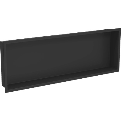 Mexen X-Wall-R вдлъбната полица с яка 90 x 30 см, черна - 1970903010 (1970903010)