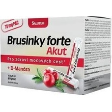 SALUTEM Brusinky forte akut + d-manóza ampule 10x25 ml