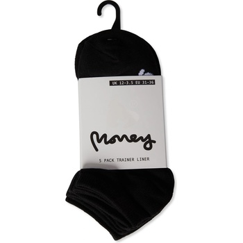 Image 1 of Money Чорапи Money Zena Trainers Socks - Black