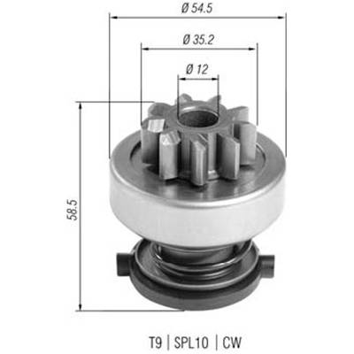 Pastorok żtartéra MAGNETI MARELLI 940113020401