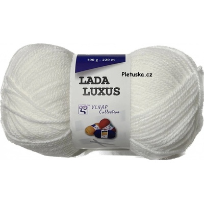 Příze Lada Luxus bílá 57076