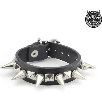 Image 1 of Leather & steel fashion гривна Dragon's spine - LSF1 149