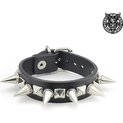 Leather & steel fashion гривна Dragon's spine - LSF1 149